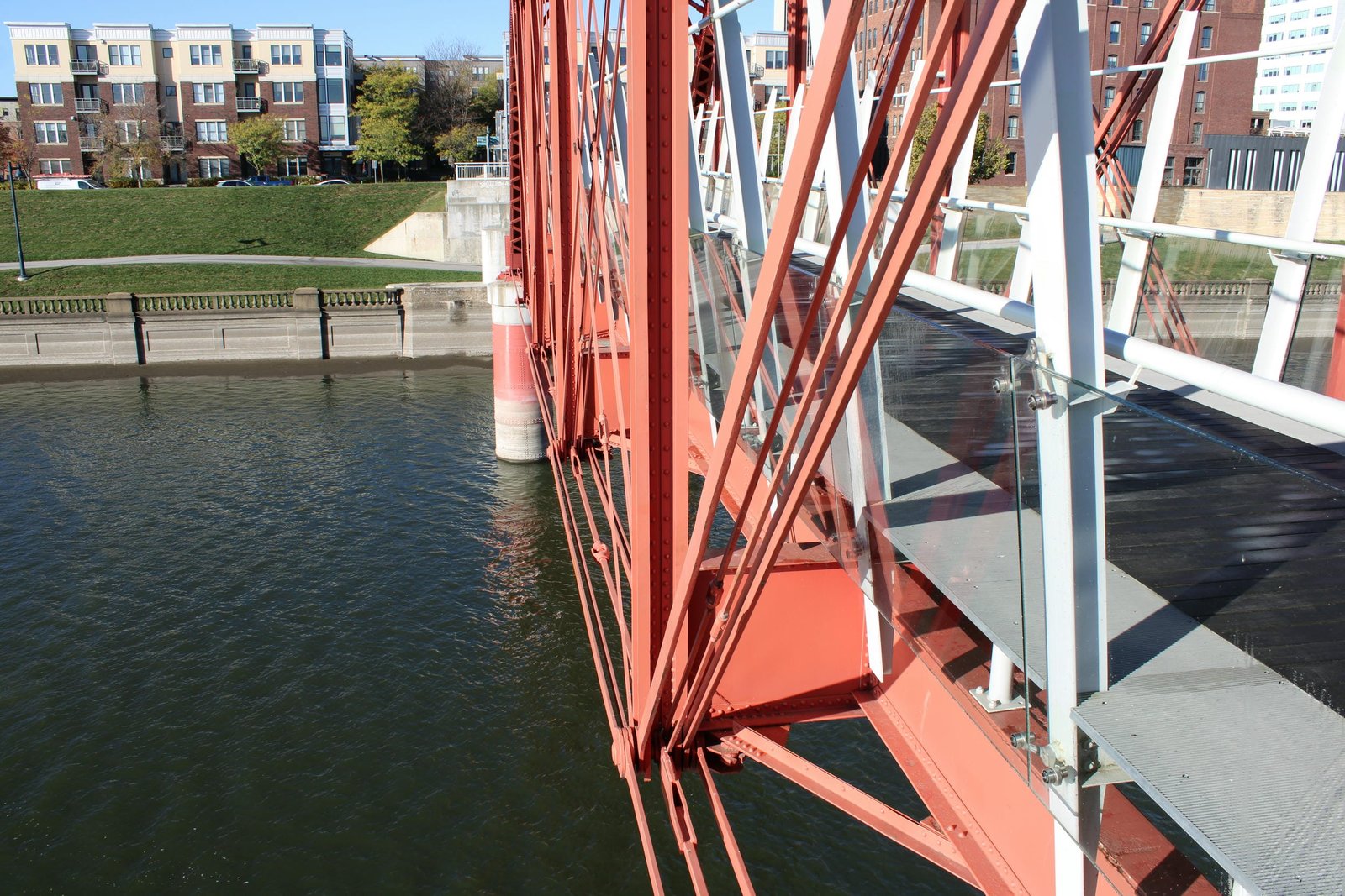Looking west from center of bridge